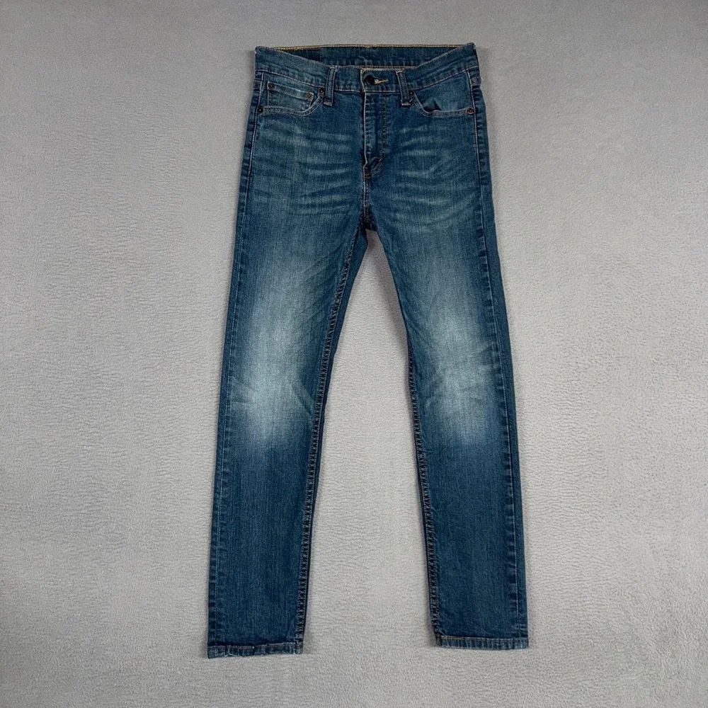 Levis Jeans Mens 30x30 (Fits 29x28) Blue 510 Skinny Stretch Denim Cowboy Western